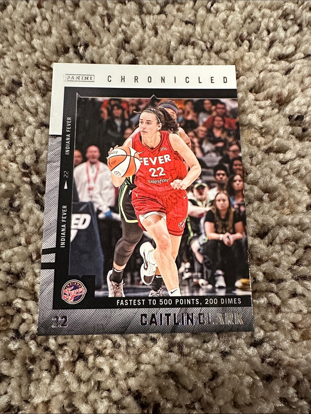 Panini Chronicled Caitlin Clark Basketball Trading Card -#23